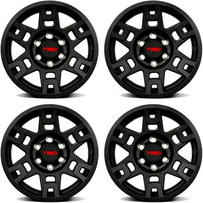 Wheels 17x7.5 Auto Rims PCD 6 x 139.7 ET 30 CB 106.1 Matte Black (AS7615C – 17x8 Matte Black) Set of 4