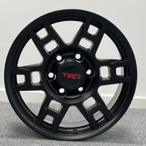 Wheels 17x7.5 Auto Rims PCD 6 x 139.7 ET 30 CB 106.1  66673-Matte-Black (AS7615C – 17x8 Matte Black)1pc