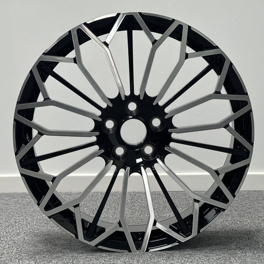 Wheel 20 x 8.0 5x114.3 Black Machine Face Set of 4