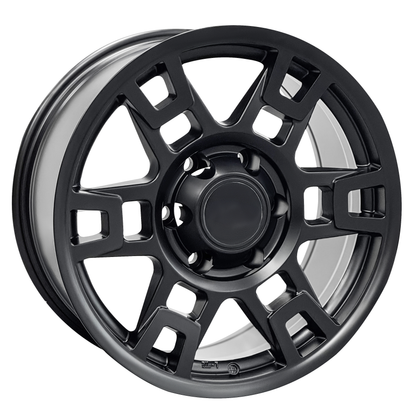 Toyota TRD Style Wheels 17x7.5" Auto Rims 4pcs Matte Black