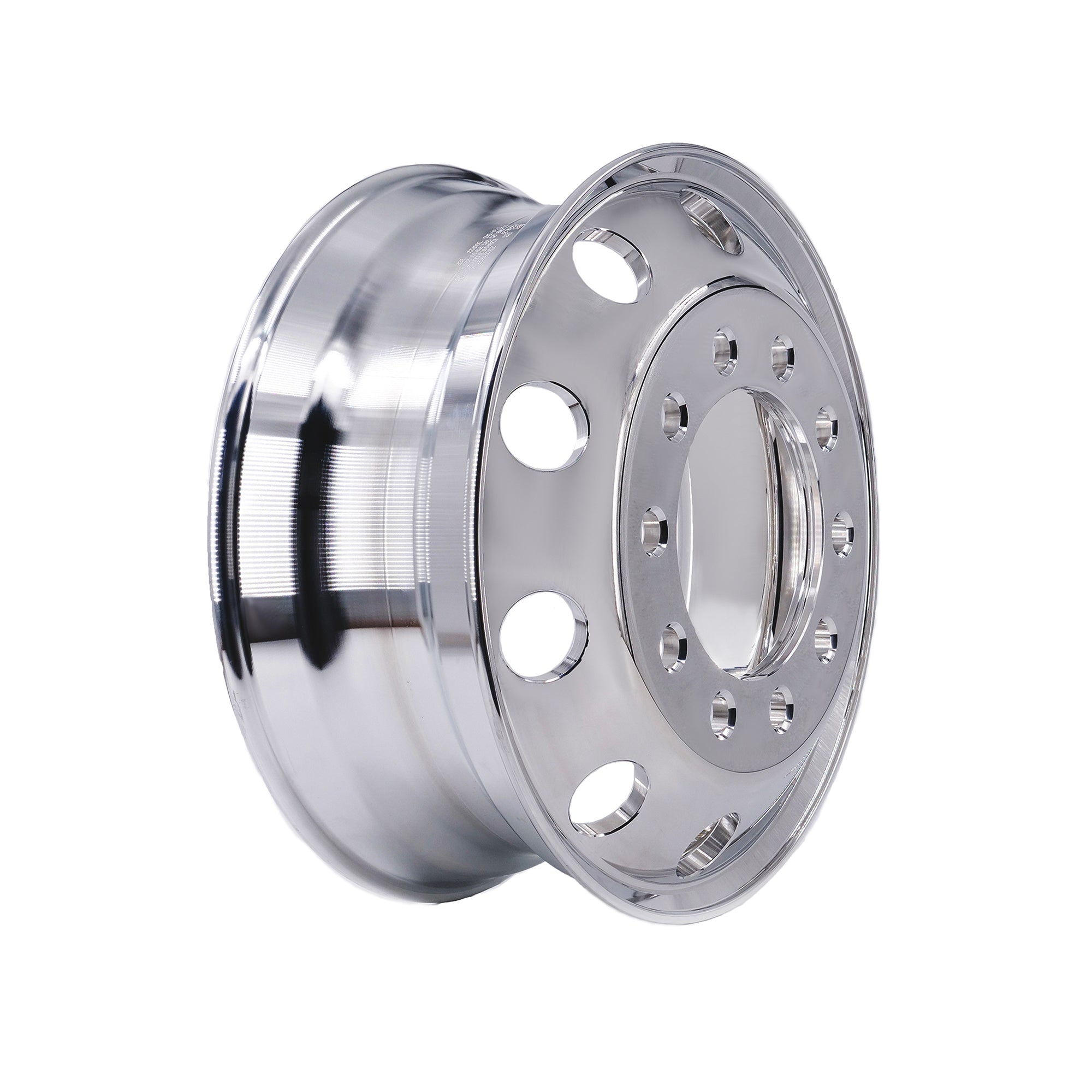 22.5x8.25 Stud Pilot Truck Wheels Forged Aluminum Rims Both-Side Mirro ...