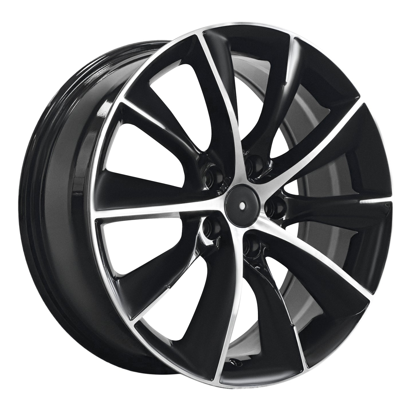 Tesla Wheel 20x7.5 5x114.3 Black Machine Face 1 pcs