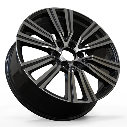 Toyota Sequoia Tacoma TRD Wheel 22x8.5 6x139.7 Black Machine Face 4 pcs