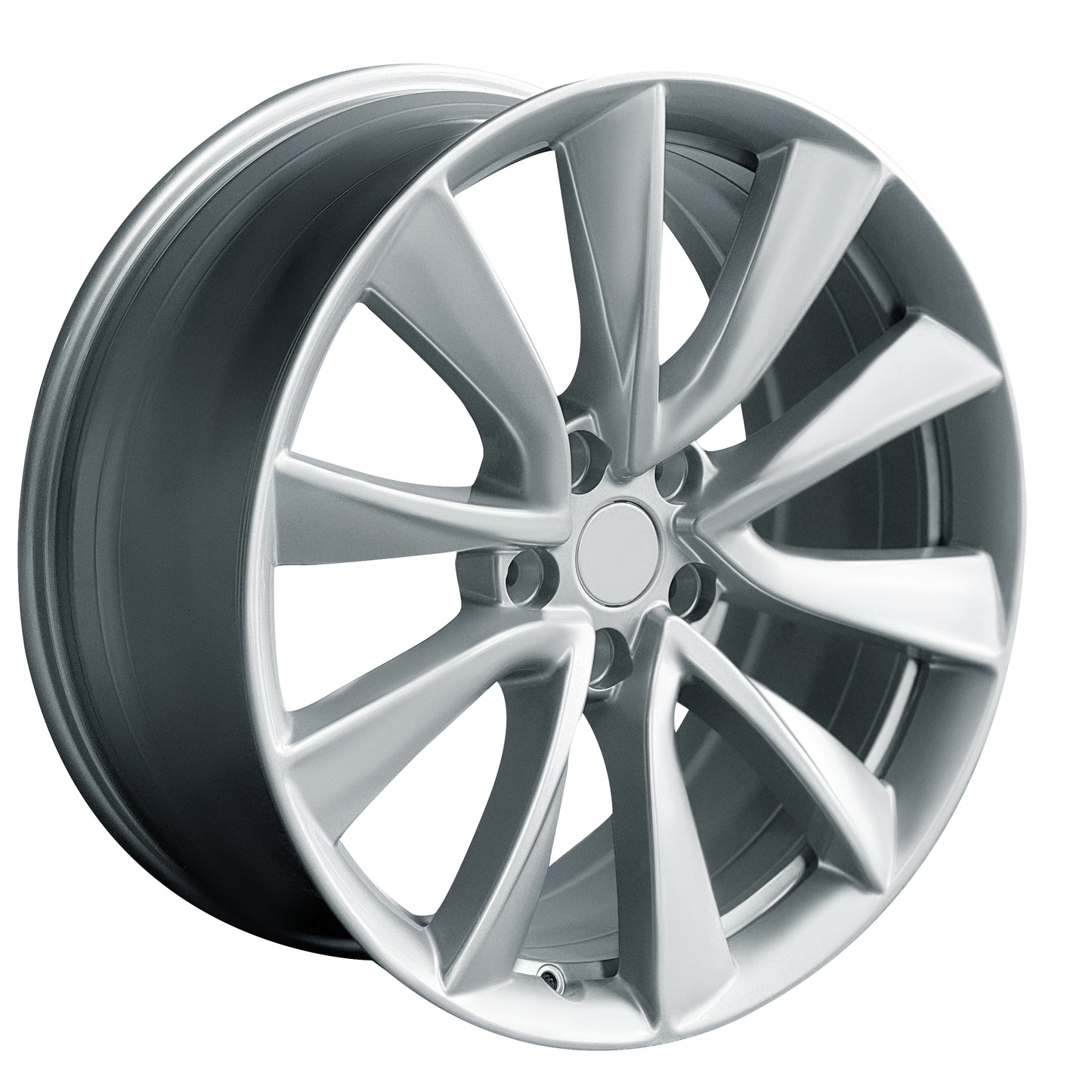 Tesla Wheels 19x8.5 5x114.3 Silver