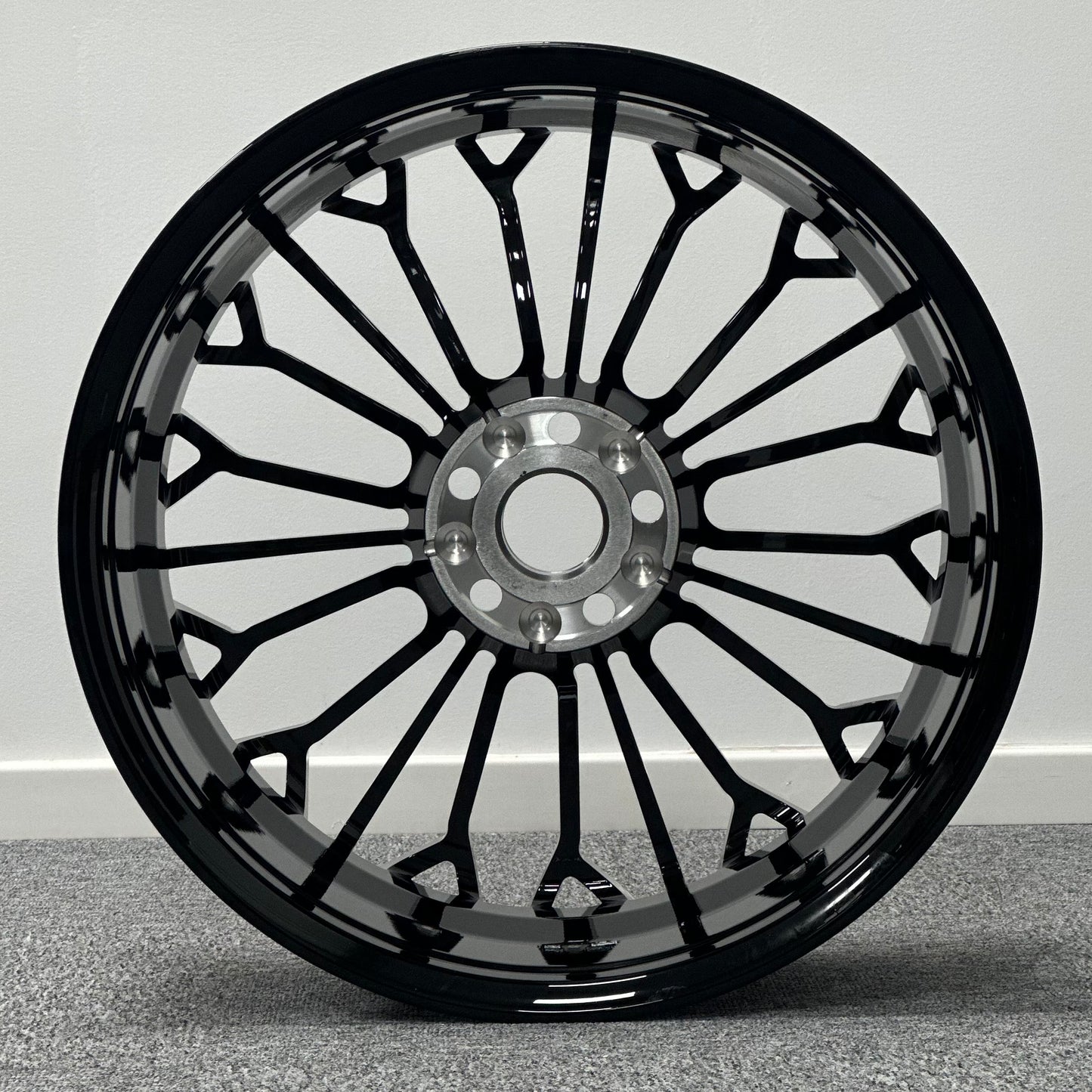 Wheel 20 x 8.0 5x114.3 Black Machine Face Set of 4