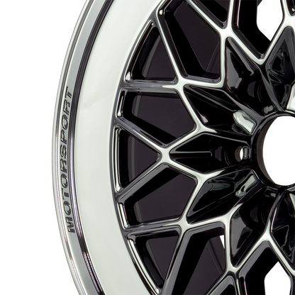 ZeroX 18x8 5x114.3, PVD Black/Machined Wheel