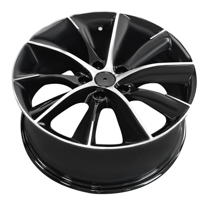 Tesla Wheel 18x7.5 5x114.3 Black Machine Face 4 pcs