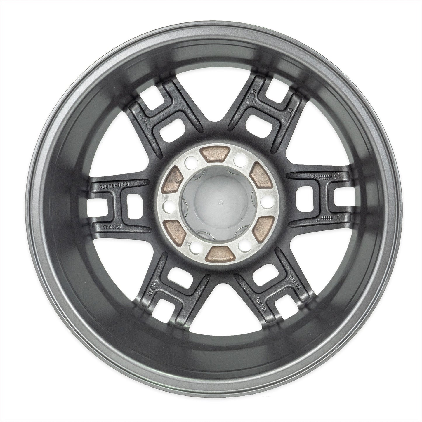 Wheels 17" x 8 Gunmetal Rims 4pcs