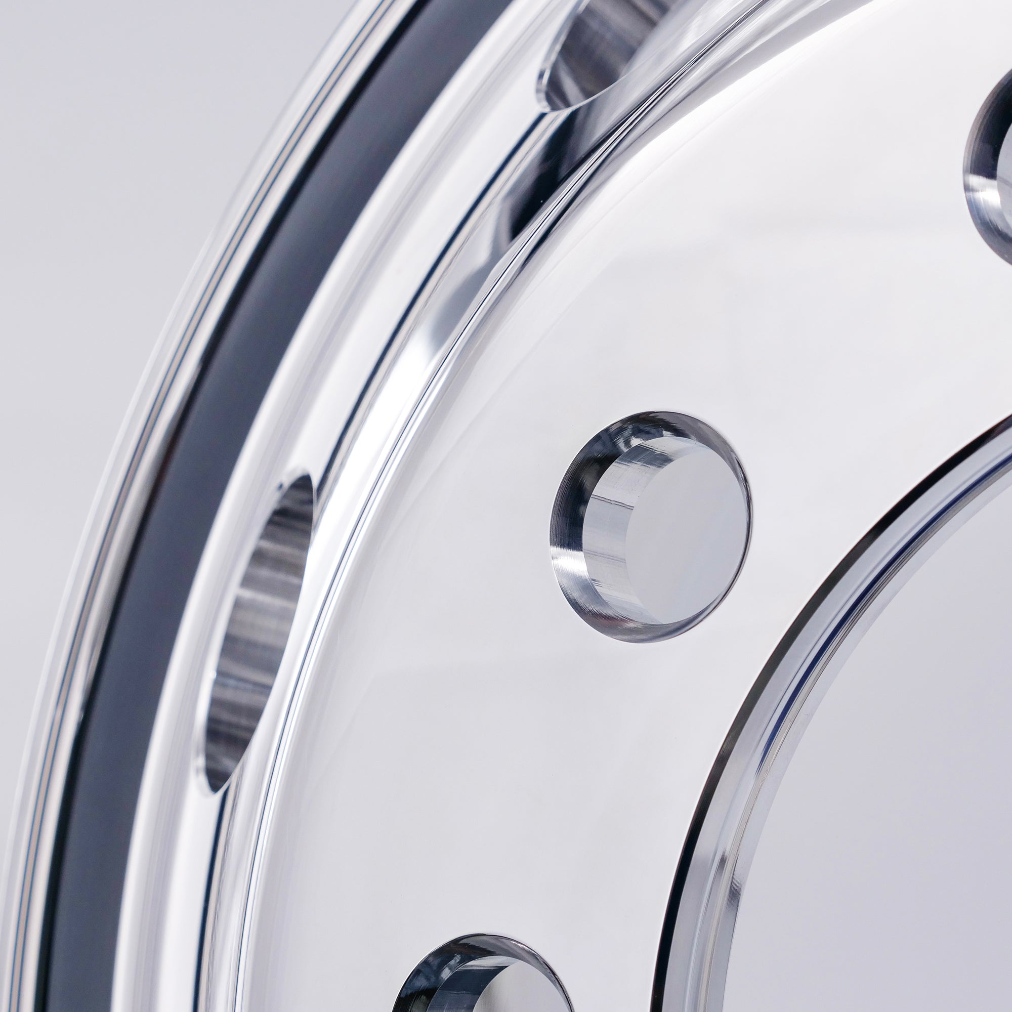 22.5x8.25 Stud Pilot Truck Wheels Forged Aluminum Rims Both-Side Mirro ...