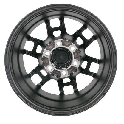 Wheels 17" x 8 Matte Black Rims 1pc