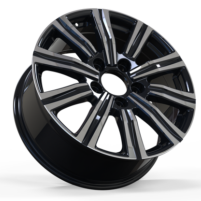 Wheels 20x8.5 5x150 Black Machine Face 4 pcs