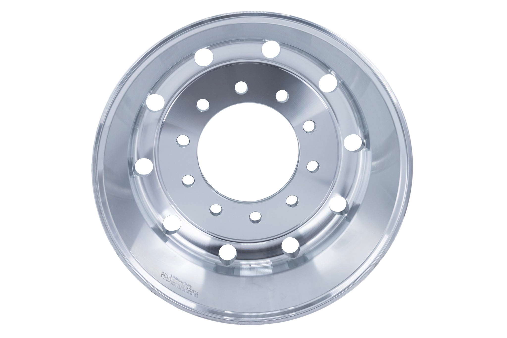 22.5 Aluminum Wheels – Polished Forged 22.5x9 Flat Face Front Hub Pilo ...