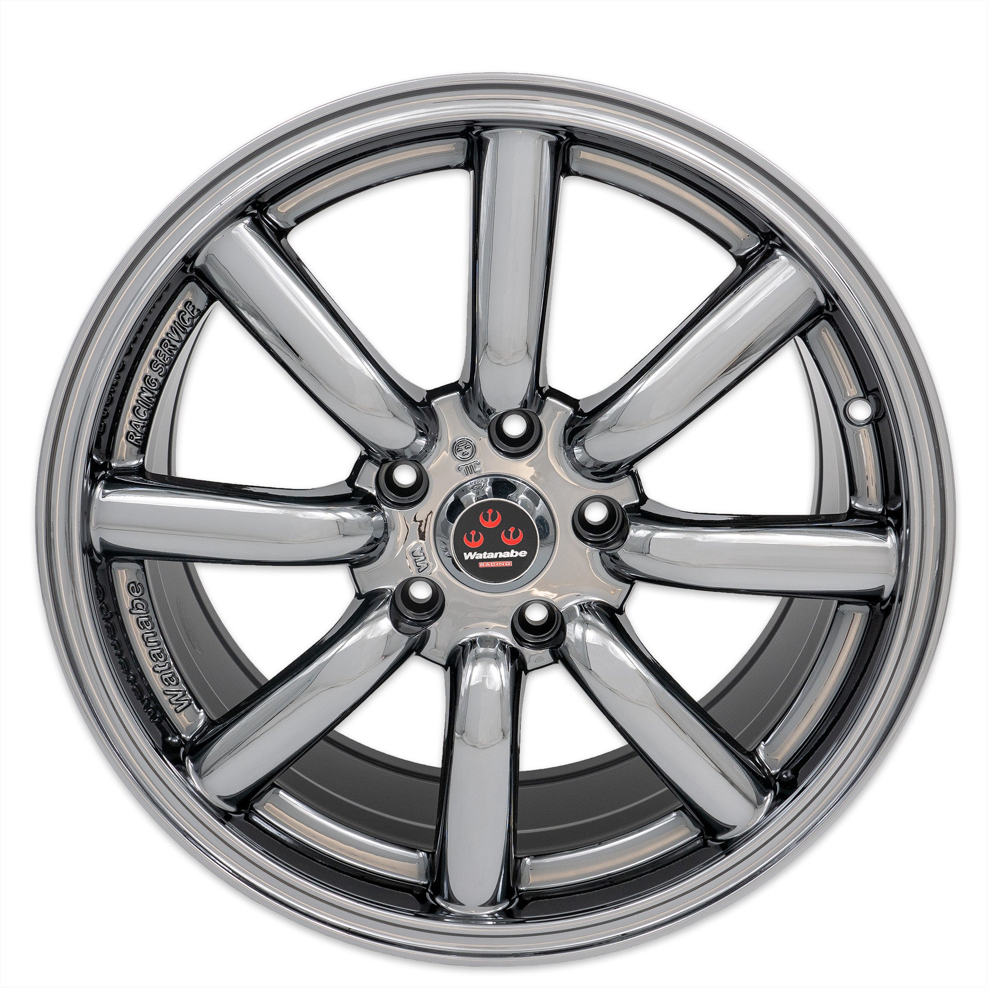 Watanabe Style 17x7.5 5x114.3, Chrome Plating Cast Wheels 1 pc ...