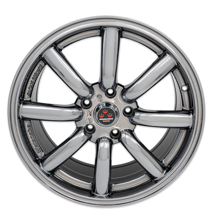 Watanabe 17x7.5 5x114.3, Polished Face  Cast Wheels 1 pc