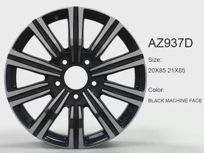 Lexus LX Toyota Wheel 20x8.5 5x150 Gun Metal Machine Face set of 4