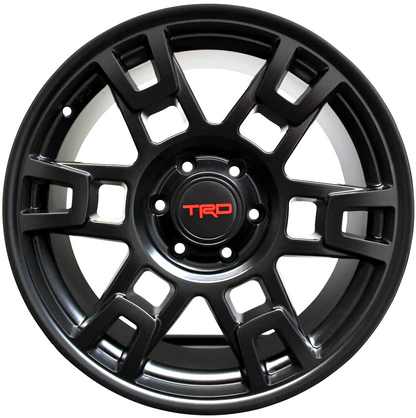 Wheels 17x7.5 Auto Rims PCD 6 x 139.7 ET 30 CB 106.1  66673-Matte-Black (AS7615C – 17x8 Matte Black)1pc