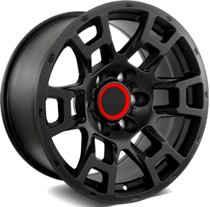 Wheels 17 x 9 Auto Rims PCD 6 x 139.7 ET 15/0 CB 106.1 Matte Black 1 pc