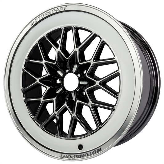 ZeroX 18x8 5x114.3, PVD Black/Machined Wheel