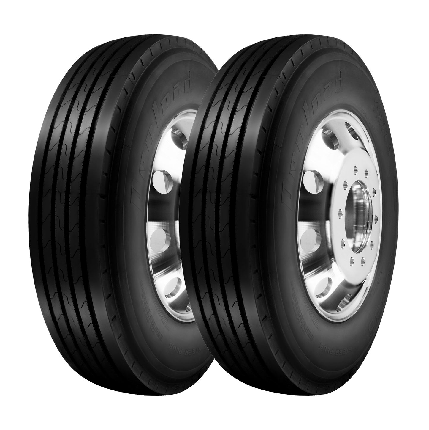 11R 24.5 16 PR Trailer Truck Tire All Position with 24.5 x 8.25 Wheel (Mounted)