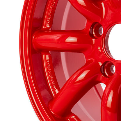 8-Spoke Cast Wheels 15x7 4x100, Red Gloss Wheel