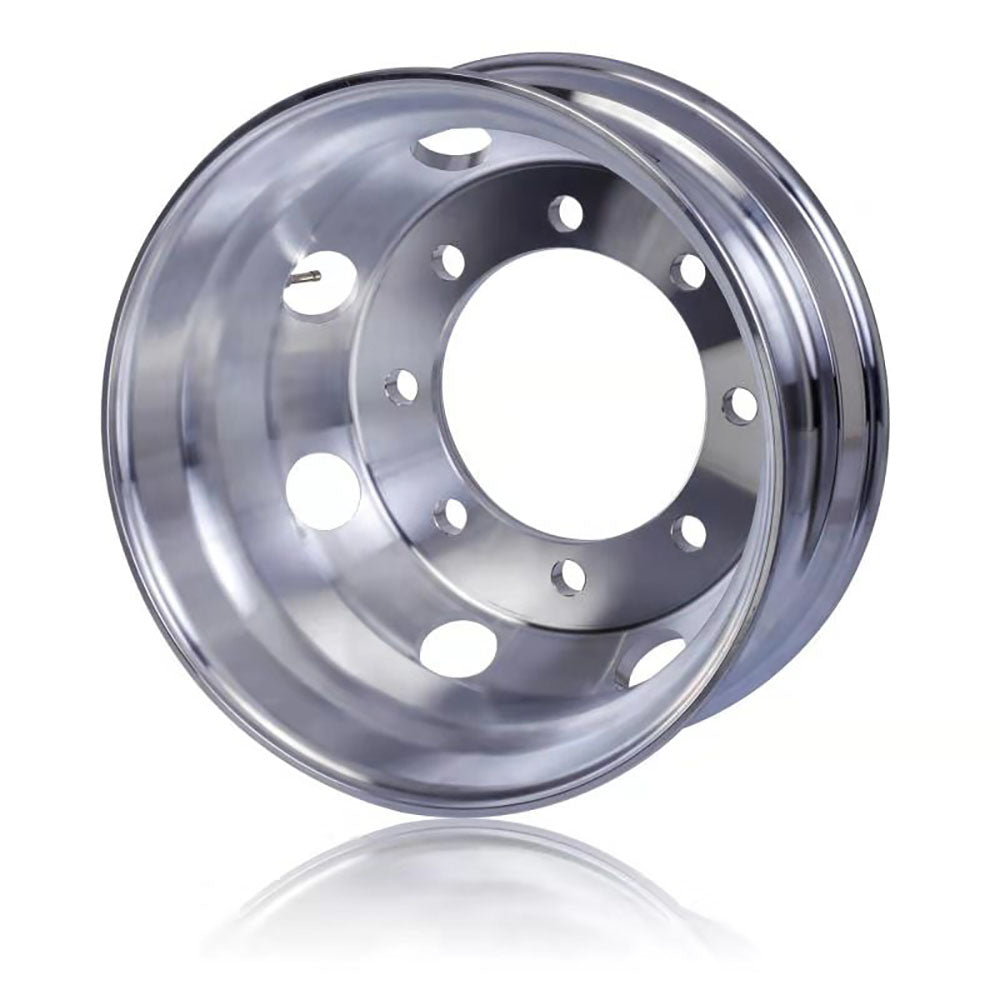 19.5 x 7.5 Forged Aluminum Truck Wheels Both-Side Mirror Polished